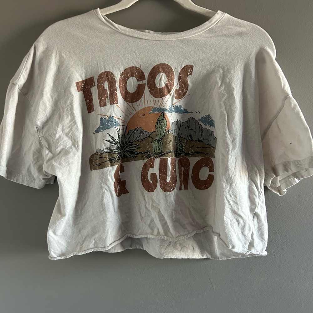 Altard State Cropped Tacos & Guac Tee